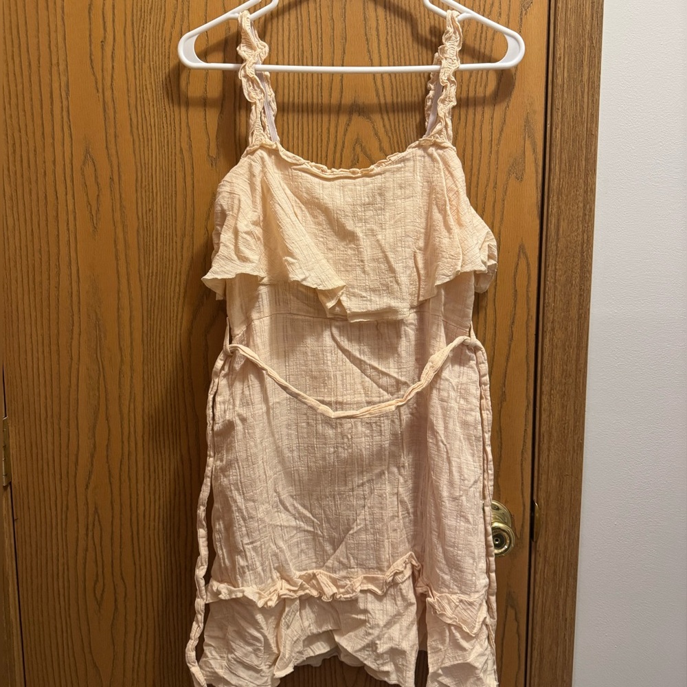 Simplee Apparel Peach Mini Dress